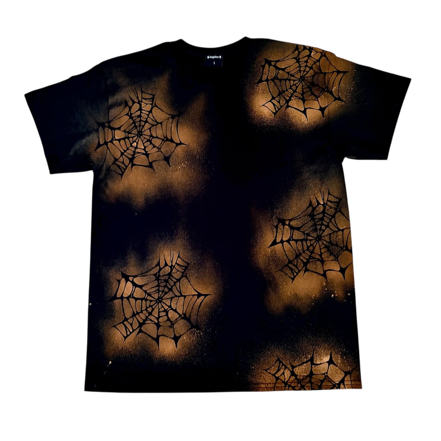 Spider Webs Tee (Bleached)