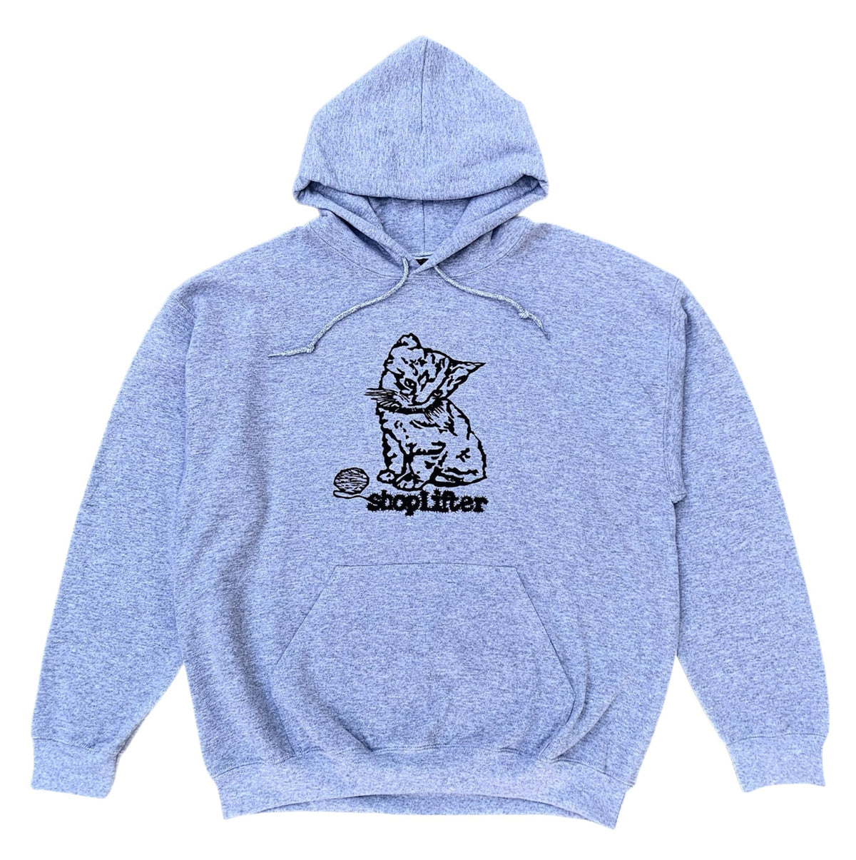 Cat Hoodie Gray
