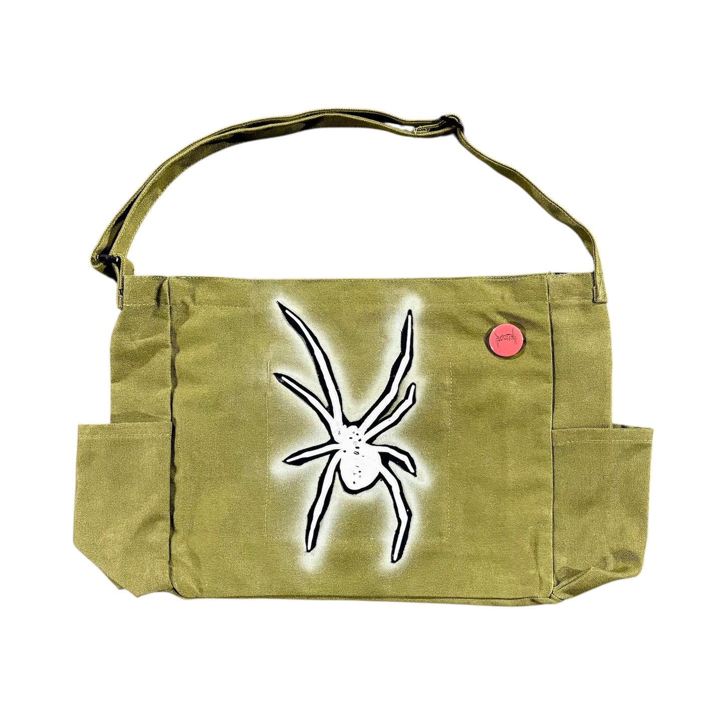 White Spider Military Shoulder Bag