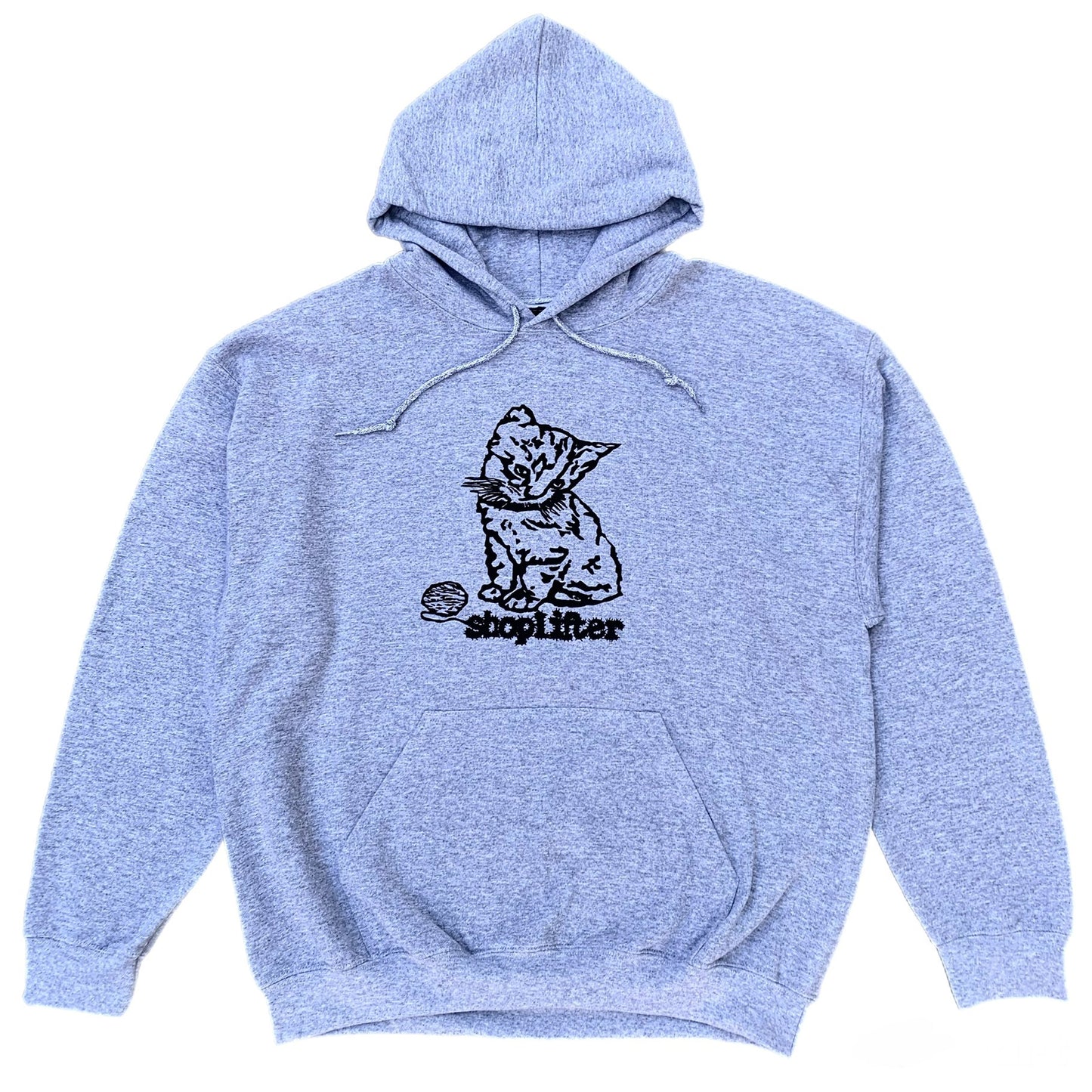 Cat Hoodie Gray