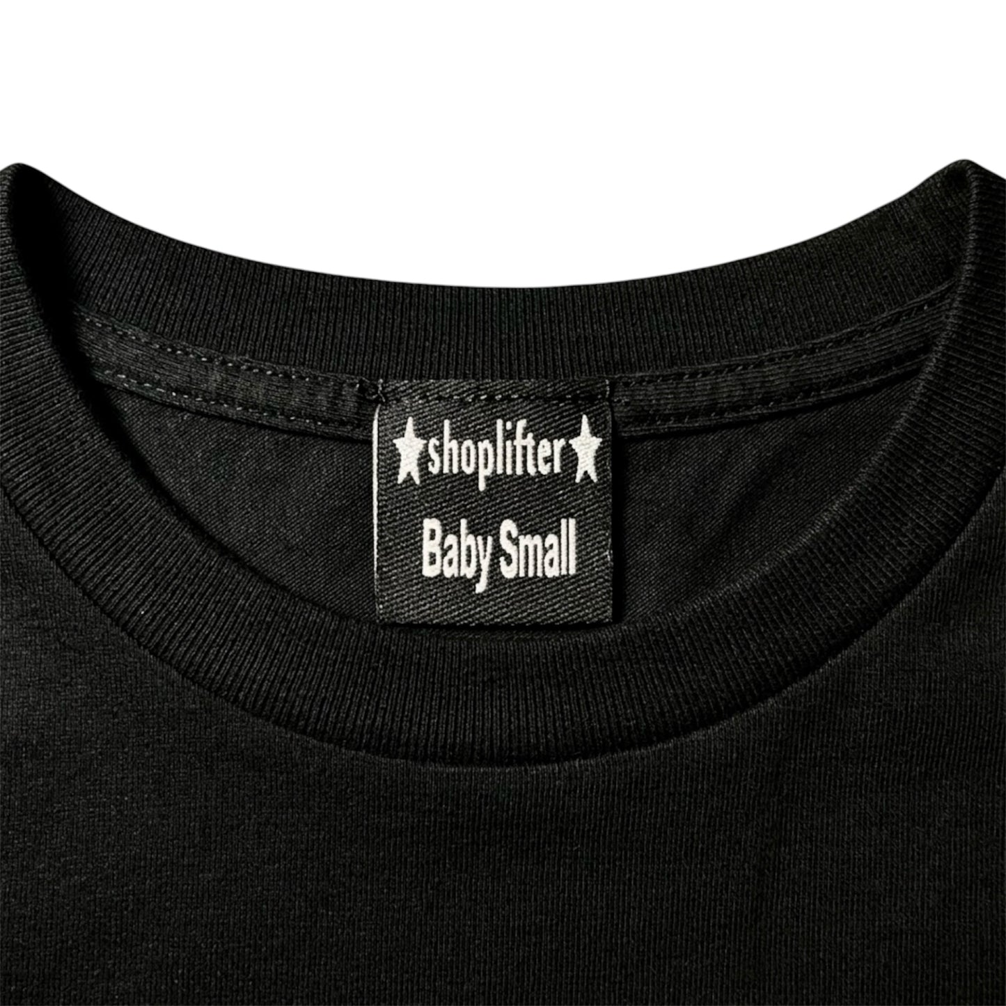 Cat Baby Tee Black