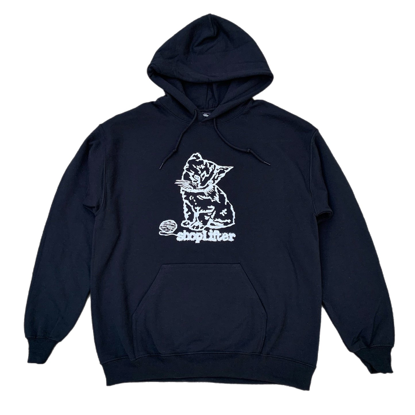 Cat Hoodie Black