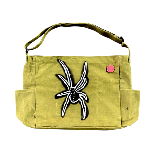 Black Spider Military Shoulder Bag