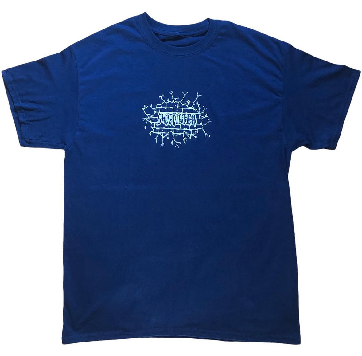 Brick Tee Shirt Navy Blue