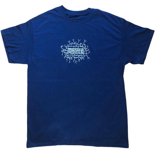 Brick Tee Shirt Navy Blue