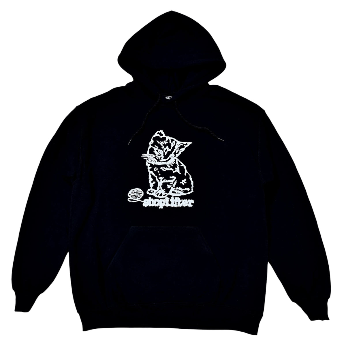 Cat Hoodie Black
