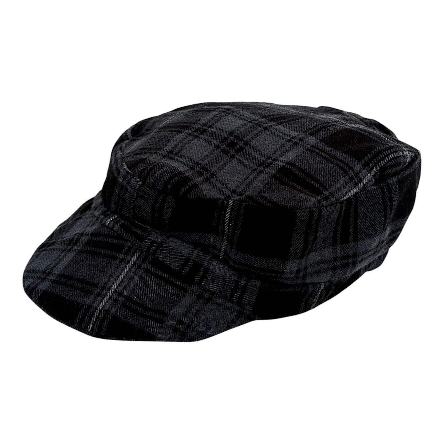 Cadet Hat (Plaid Black)
