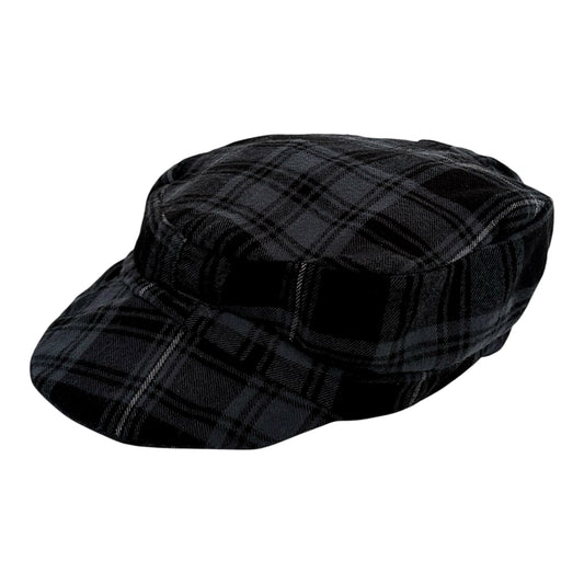 Cadet Hat (Plaid Black)