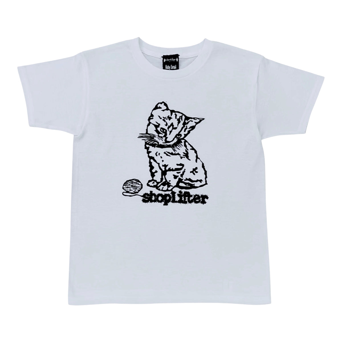 Cat Baby Tee White