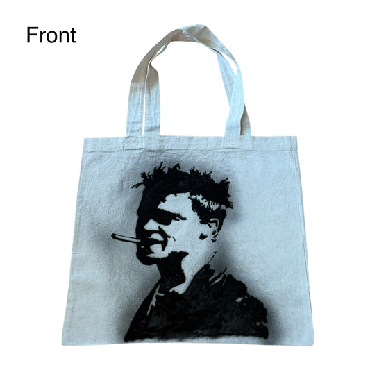 Airbrushed "Fight Club/Probability" Tote Bag