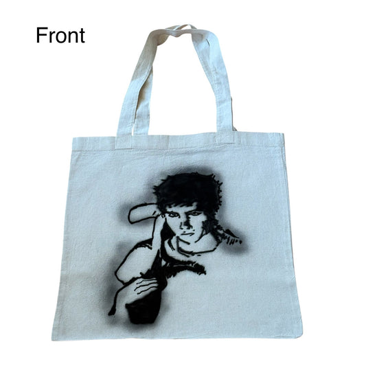 Airbrushed "Donnie Darko/Beautiful World" Tote Bag