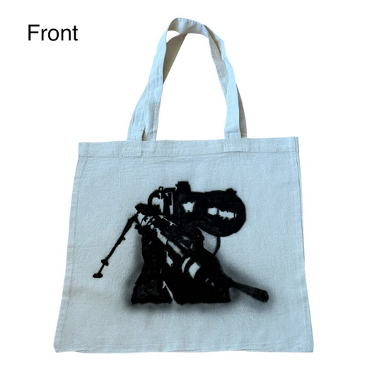 Airbrushed "Intervention(Call of Duty)/Scars" Tote Bag